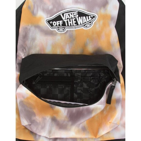 NWT Vans Realm Golden Large Tie Dye Backpack - Picture 7 of 7